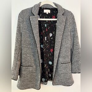 Skies Are Blue Heather Gray Blazer